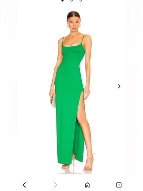 Lovers and Friends KARMA MAXI DRESS in Kelly Green NWT M